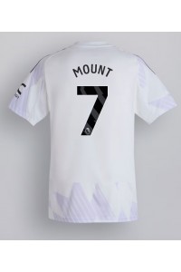 Manchester United Mason Mount #7 Fotballdrakt Borte Klær 2025-26 Korte ermer
